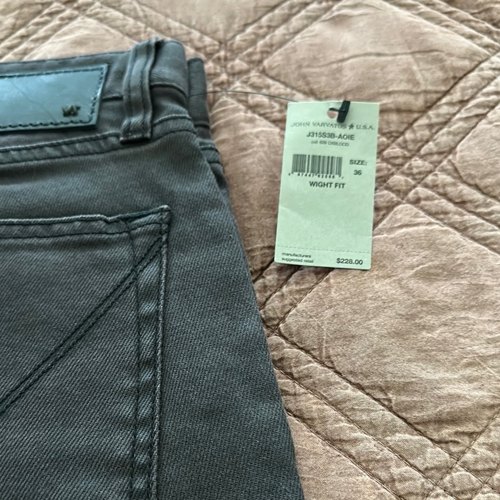 John Varvatos burgundy Jeans